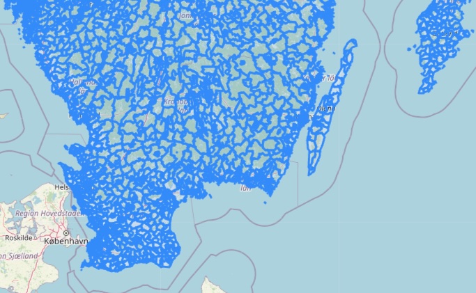 Postnummer Sverige karta